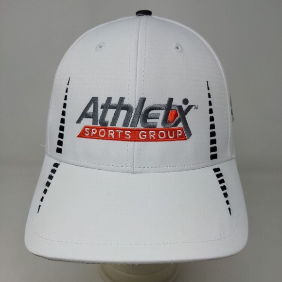 Cap America Men's Strapback Hat White Adjustable Athletics Sports Group Logo - Picture 2 of 8